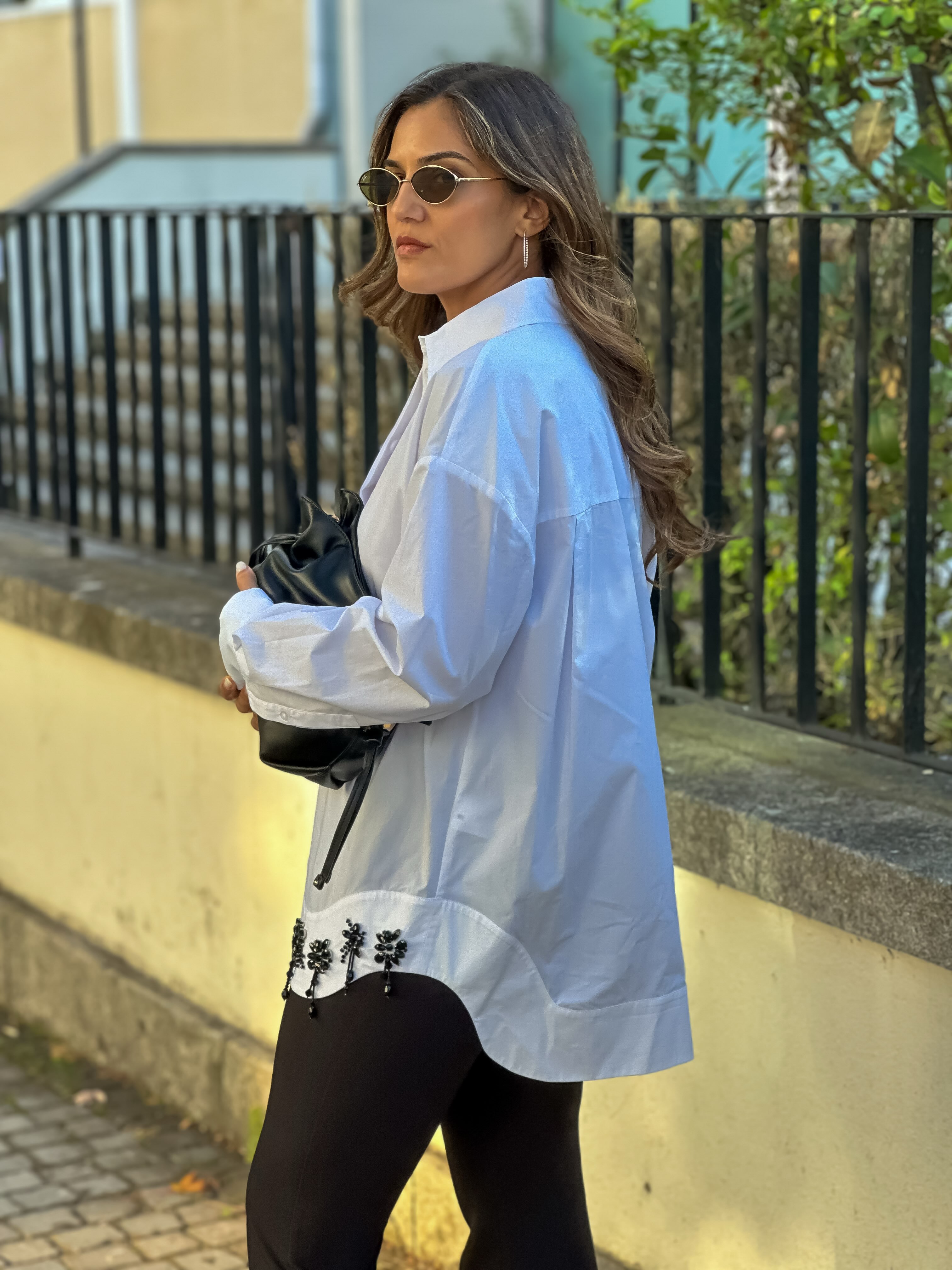 Camisa com aplicação