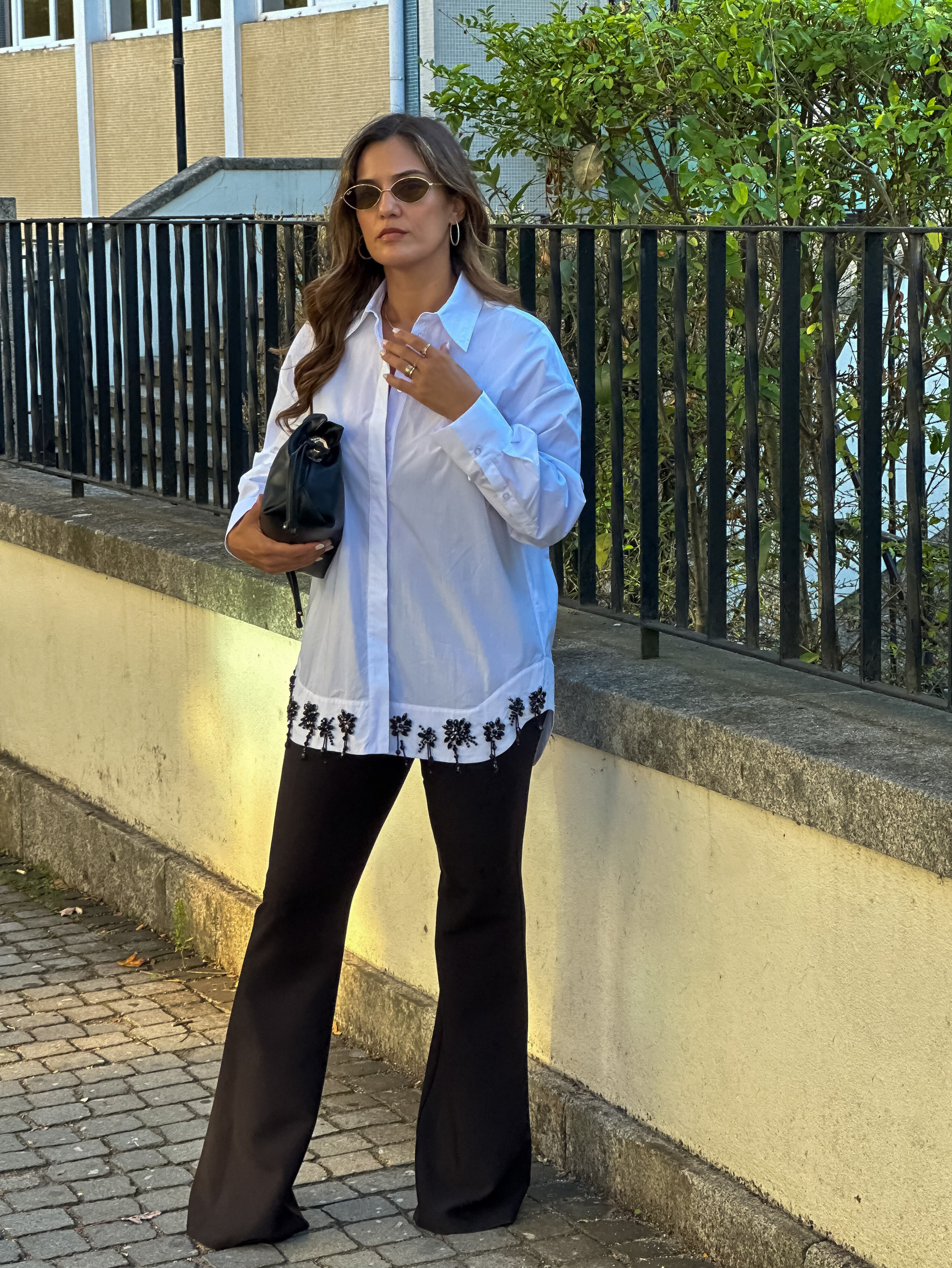 Camisa com aplicação