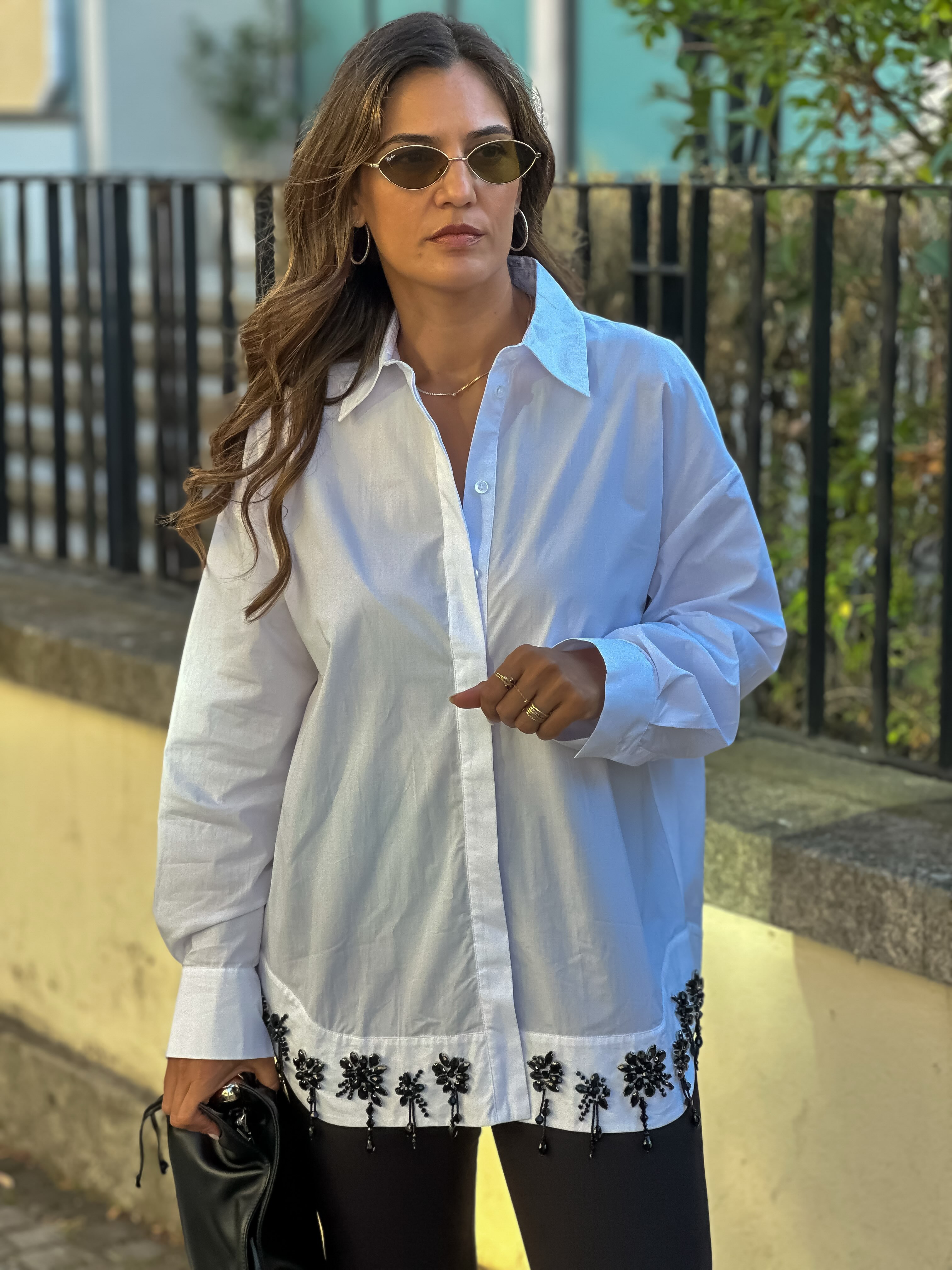 Camisa com aplicação