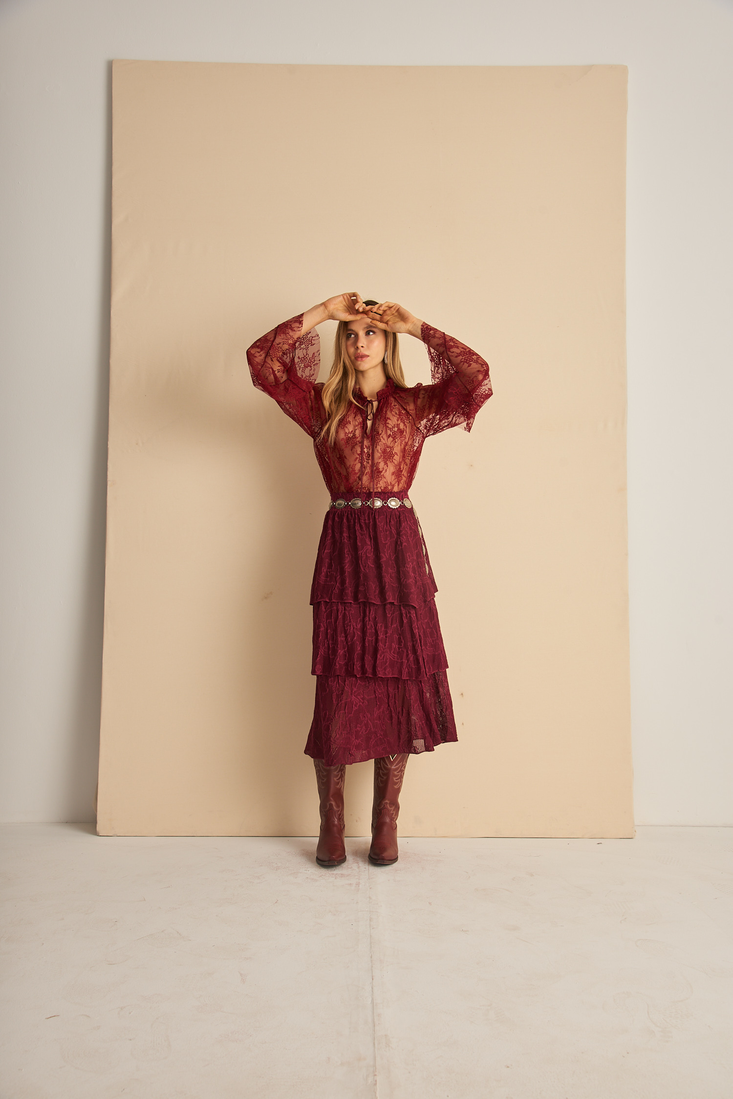 Blusa em renda Anastacia