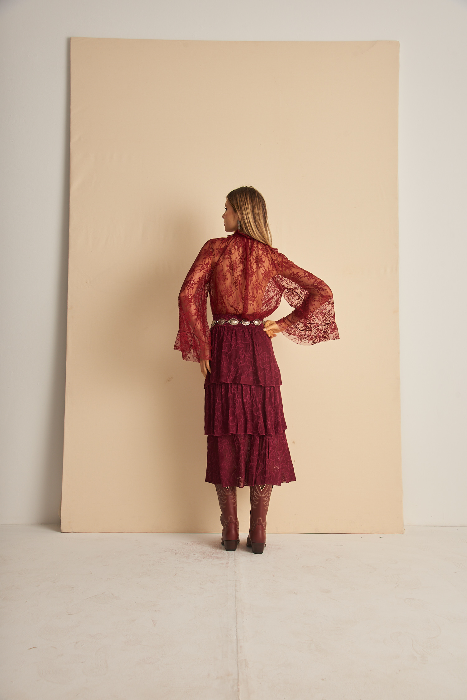 Blusa em renda Anastacia