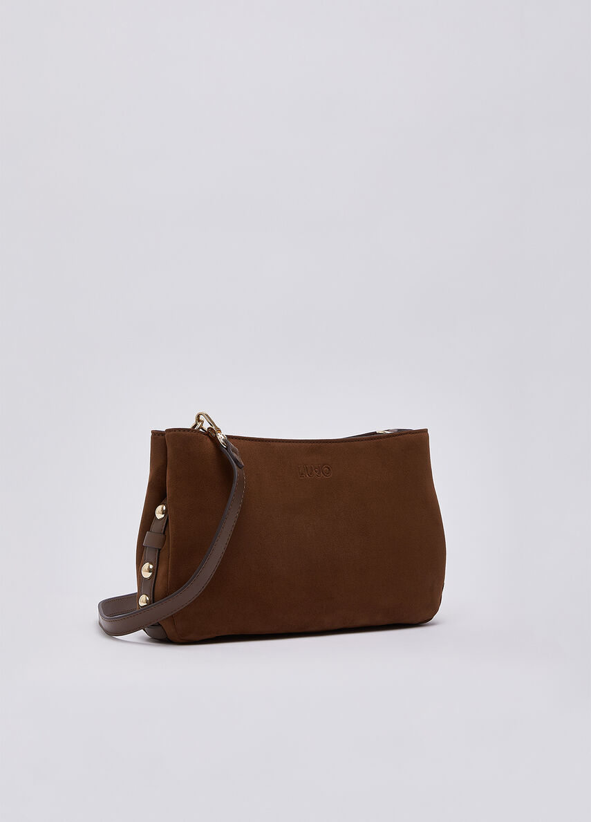 Bolsa de ombro com tachas