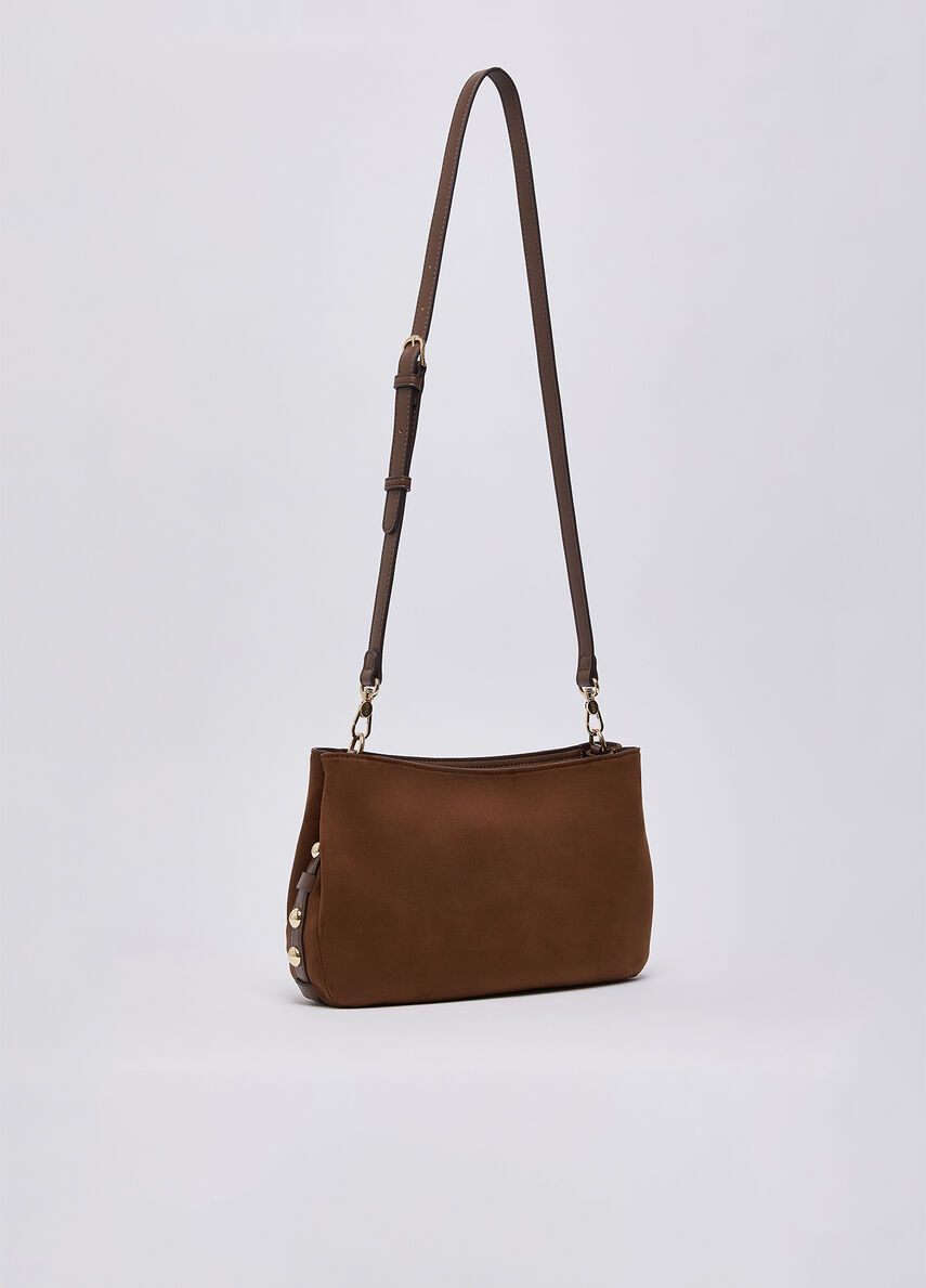 Bolsa de ombro com tachas