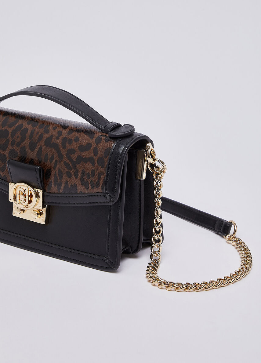 Crossbody bag animal-print