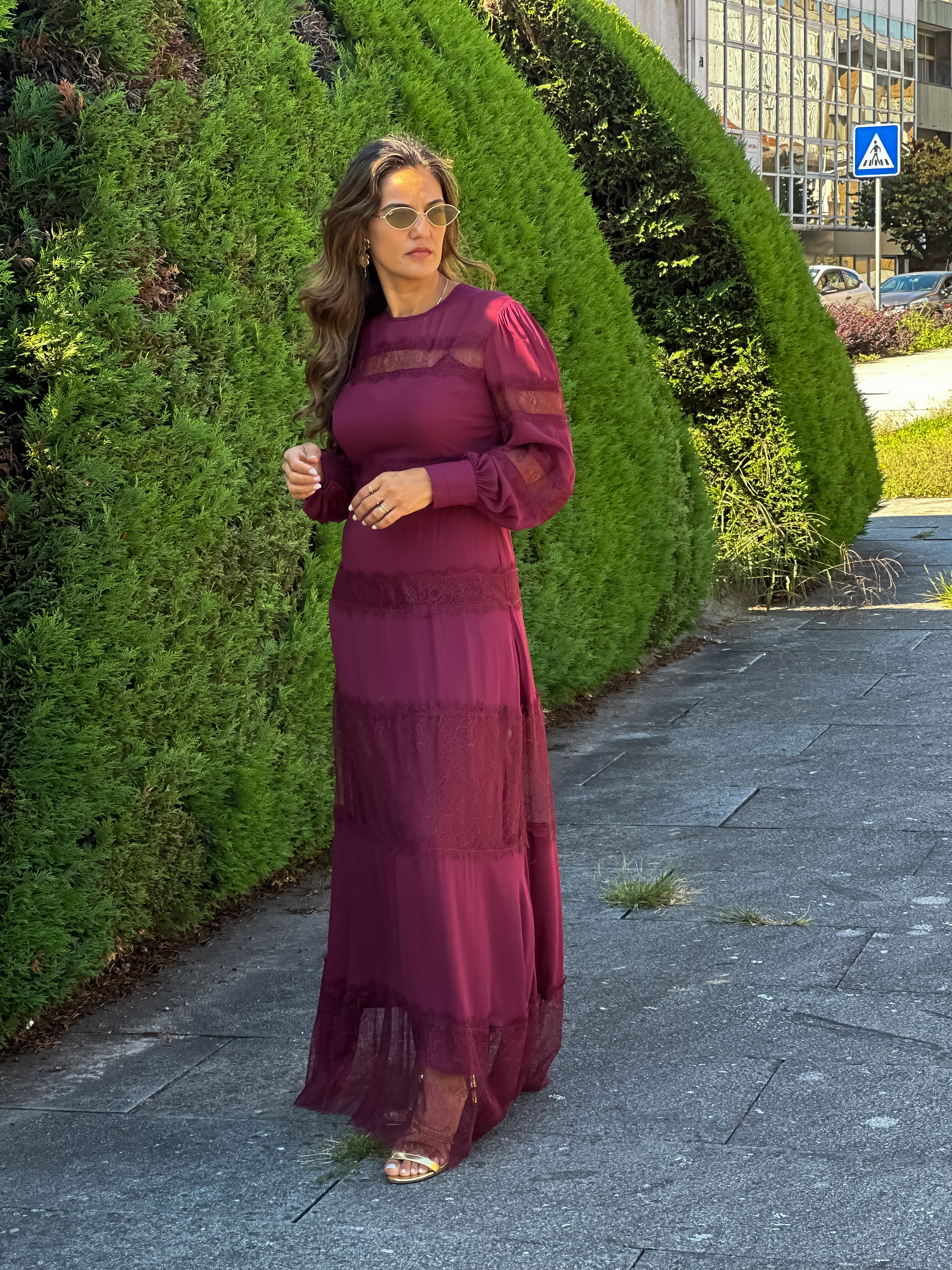 Vestido renda