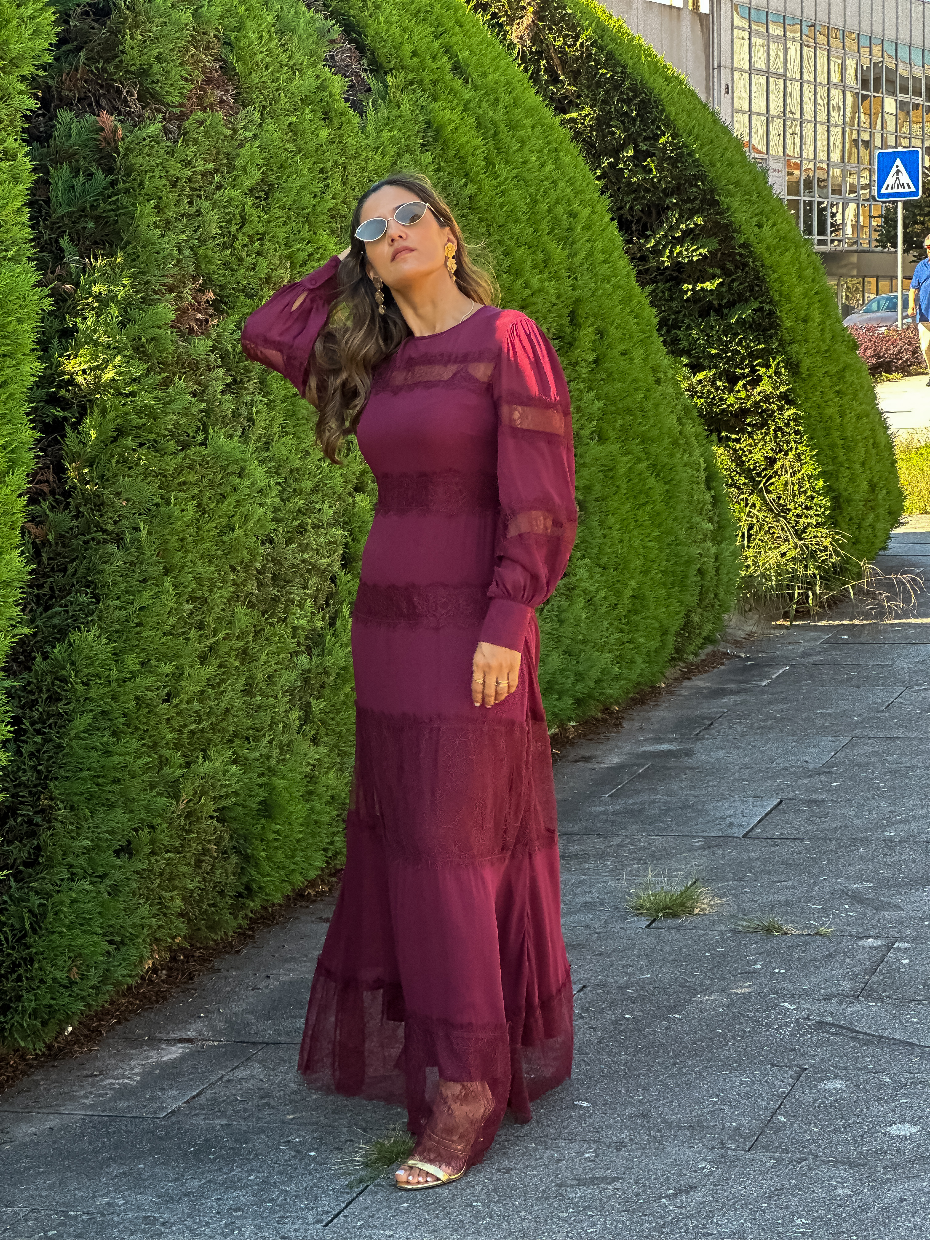 Vestido renda