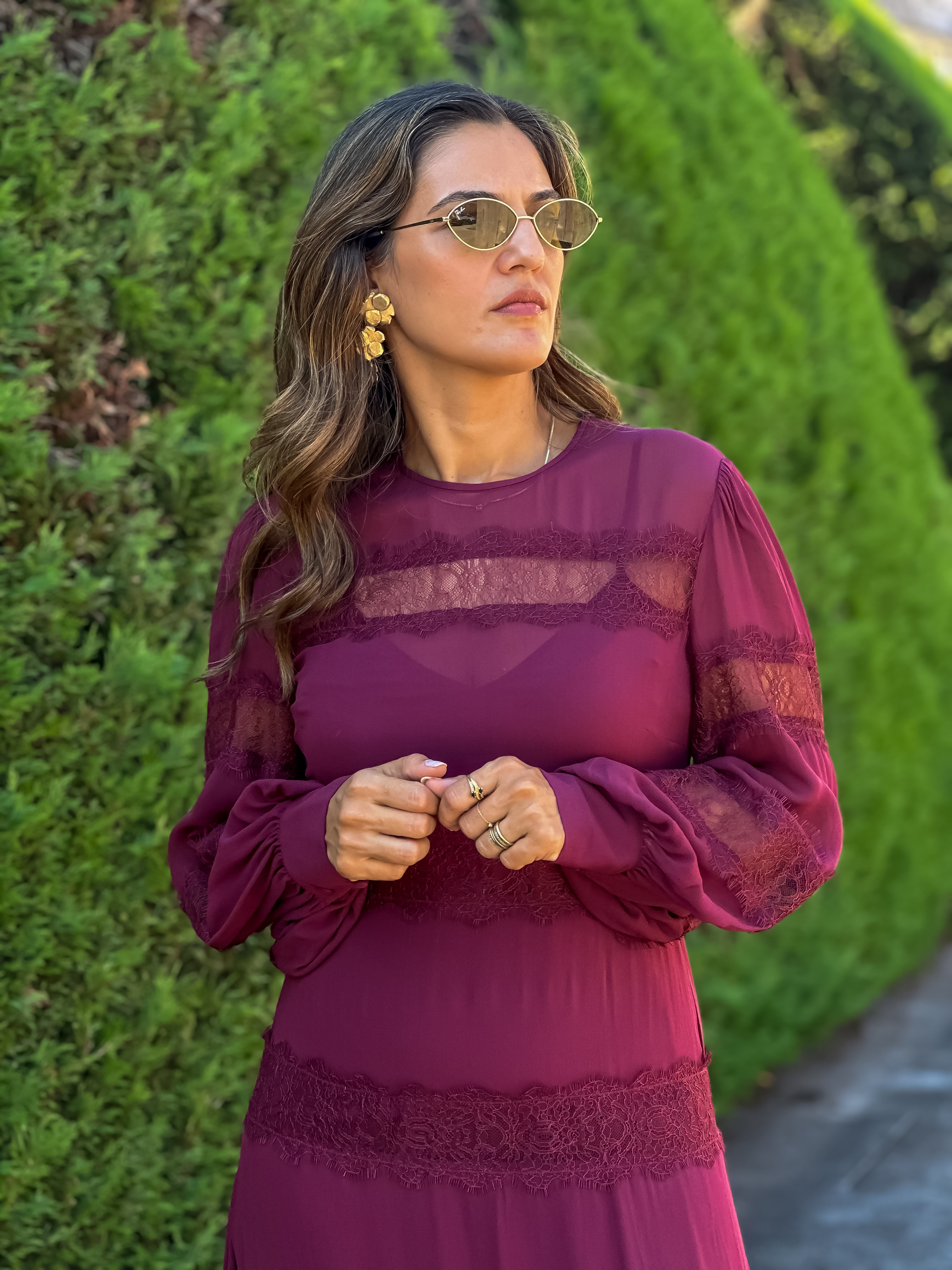 Vestido renda