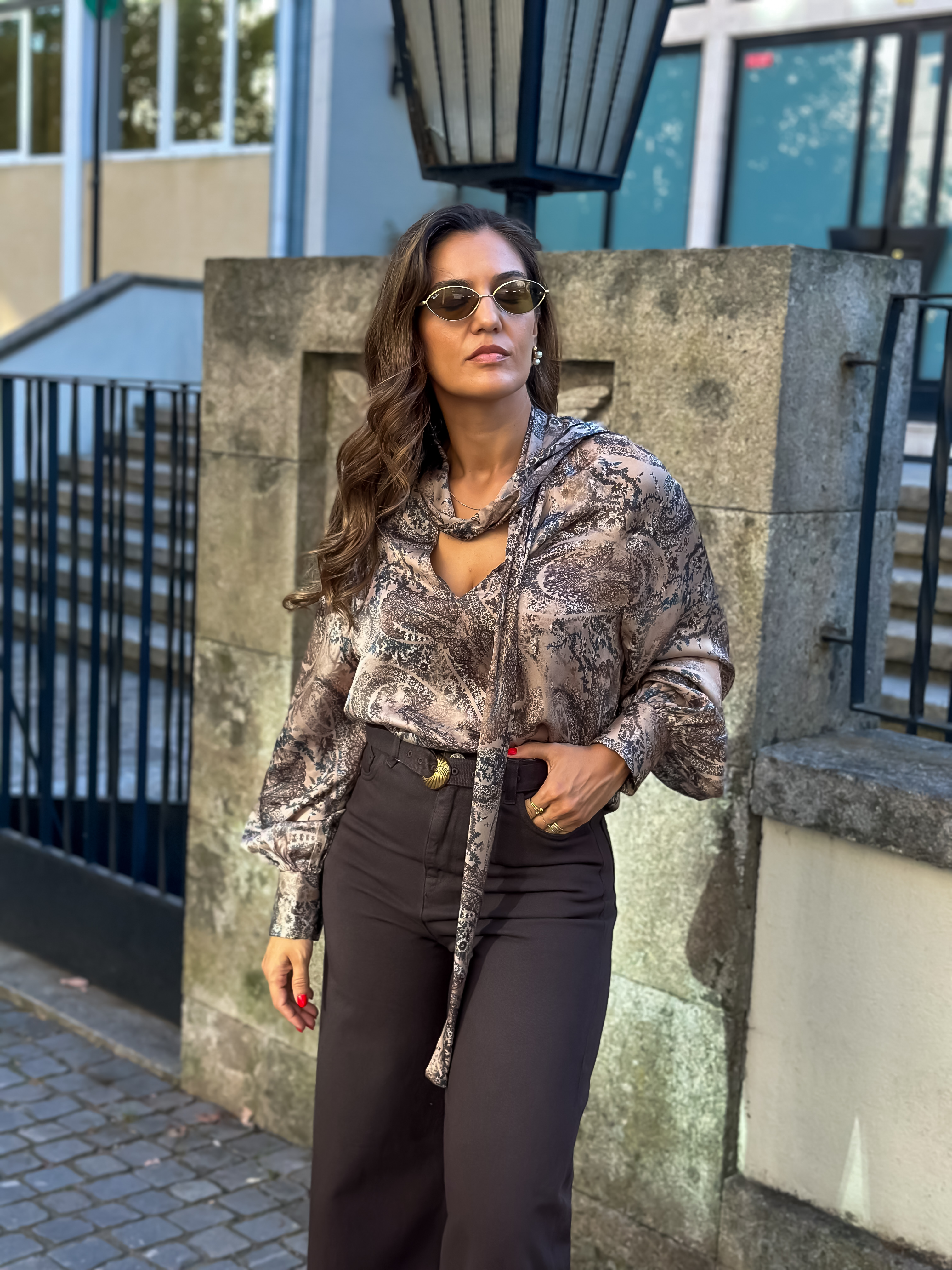 Blusa estampada