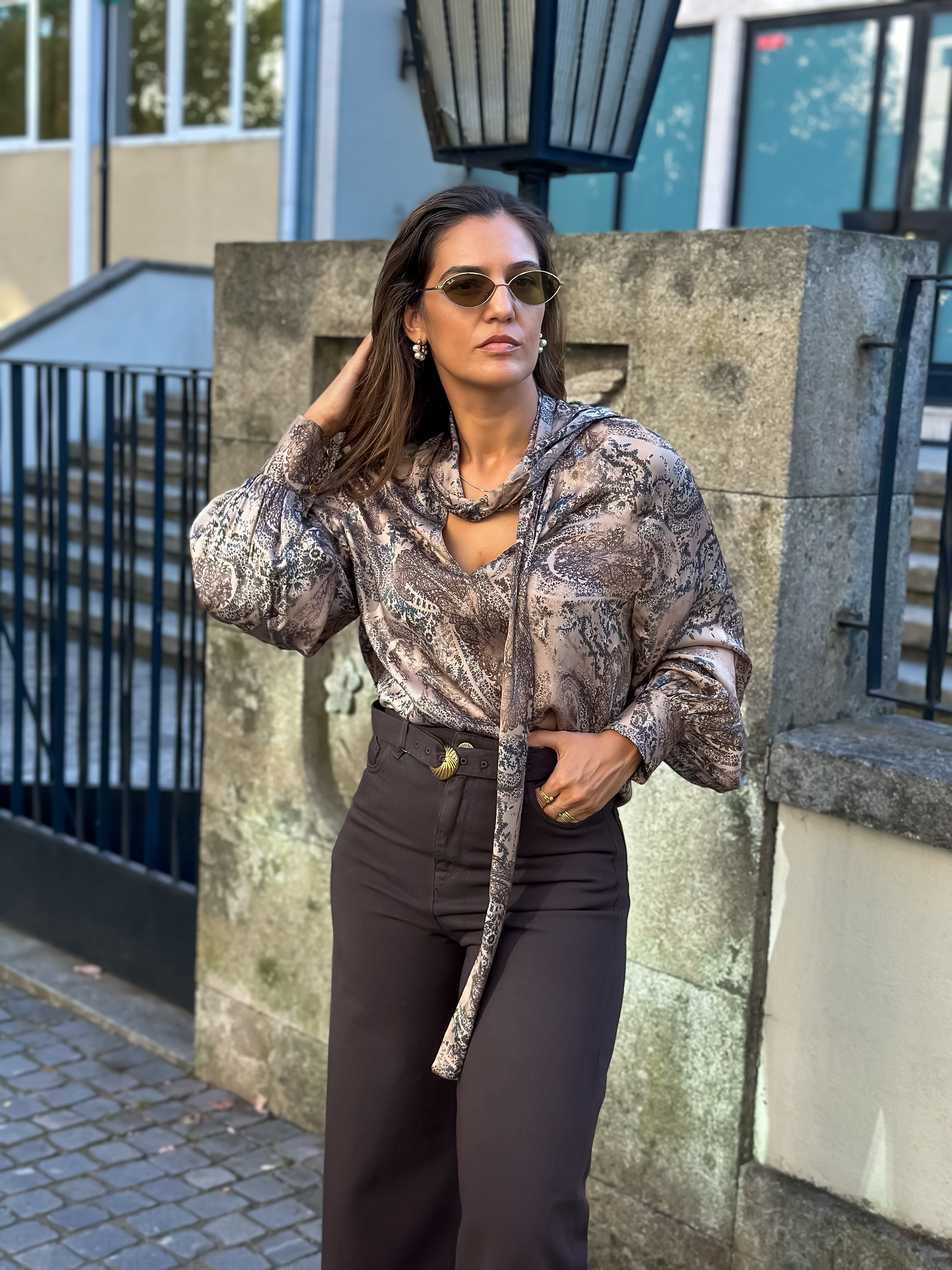 Blusa estampada
