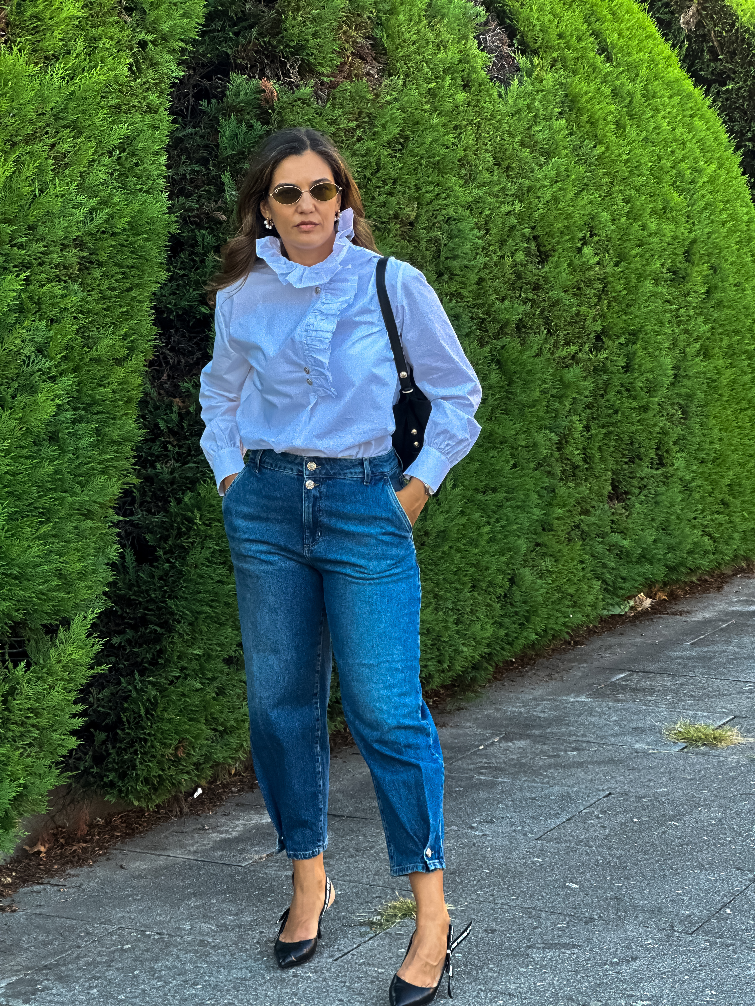 Calça com botão